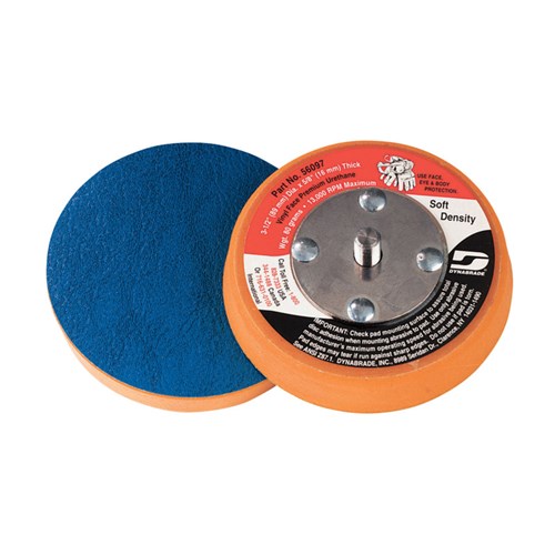 3-1/2" (89 mm) Dia. Non-Vacuum Disc Pad, Vinyl-Face