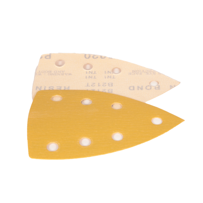 100 mm W x 148 mm L 220 Grit A/O Vacuum Hook-Face 7-Delta DynaCut Sheet