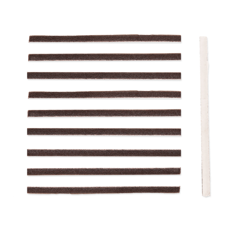 1/4" (6 mm) x 6" (152 mm) 80 Grit A/O PSA DynaCut Strip