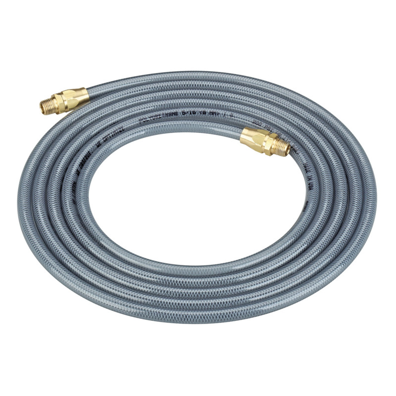 25' Max Flow Air Hose Assembly, Male/Male