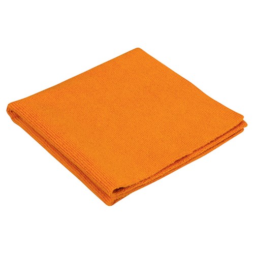 Edgeless Microfiber Wipe, Orange