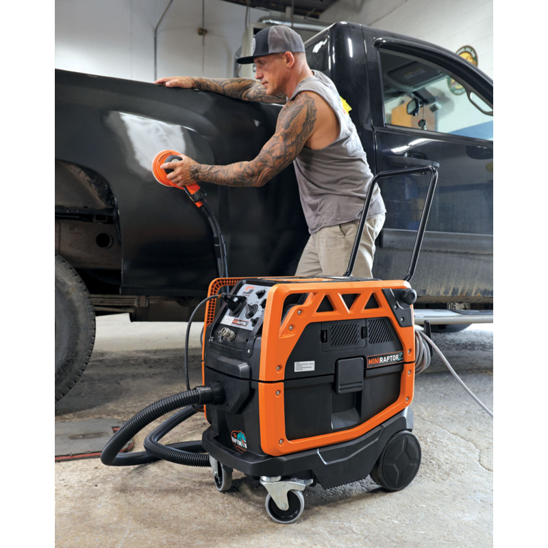 6" (150 mm) Dia. Vacuum Nitro-E Series Random Orbital Sander, Vacuum Short Hook Pad