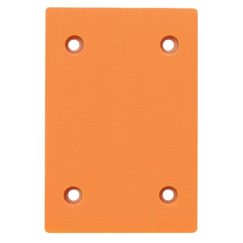 3" (76 mm) x 4-1/4" (108 mm) Non-Vacuum Dynabug II Disc Pad, Hook-Face, Short Nap