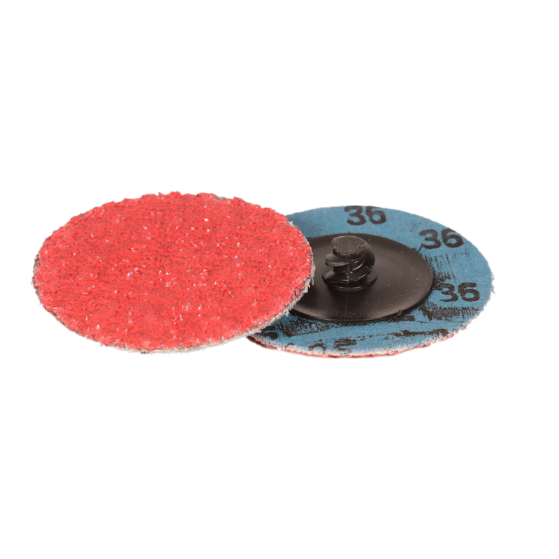 2" (51 mm) Dia. x 36 Grit Ceramic Non-Vacuum DynaCut Locking-Type Disc